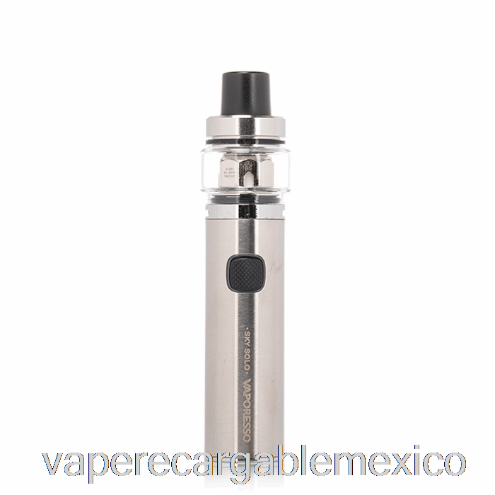 Vape Recargable Vaporesso Sky Solo & Solo Plus Kit De Inicio Estándar - Acero Inoxidable